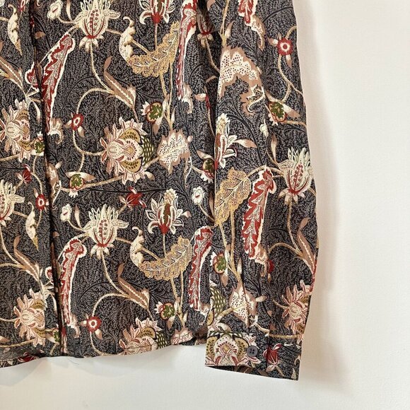 NWT See U Soon Floral Button Up Blouse - Size: Small - Picture 3 of 6